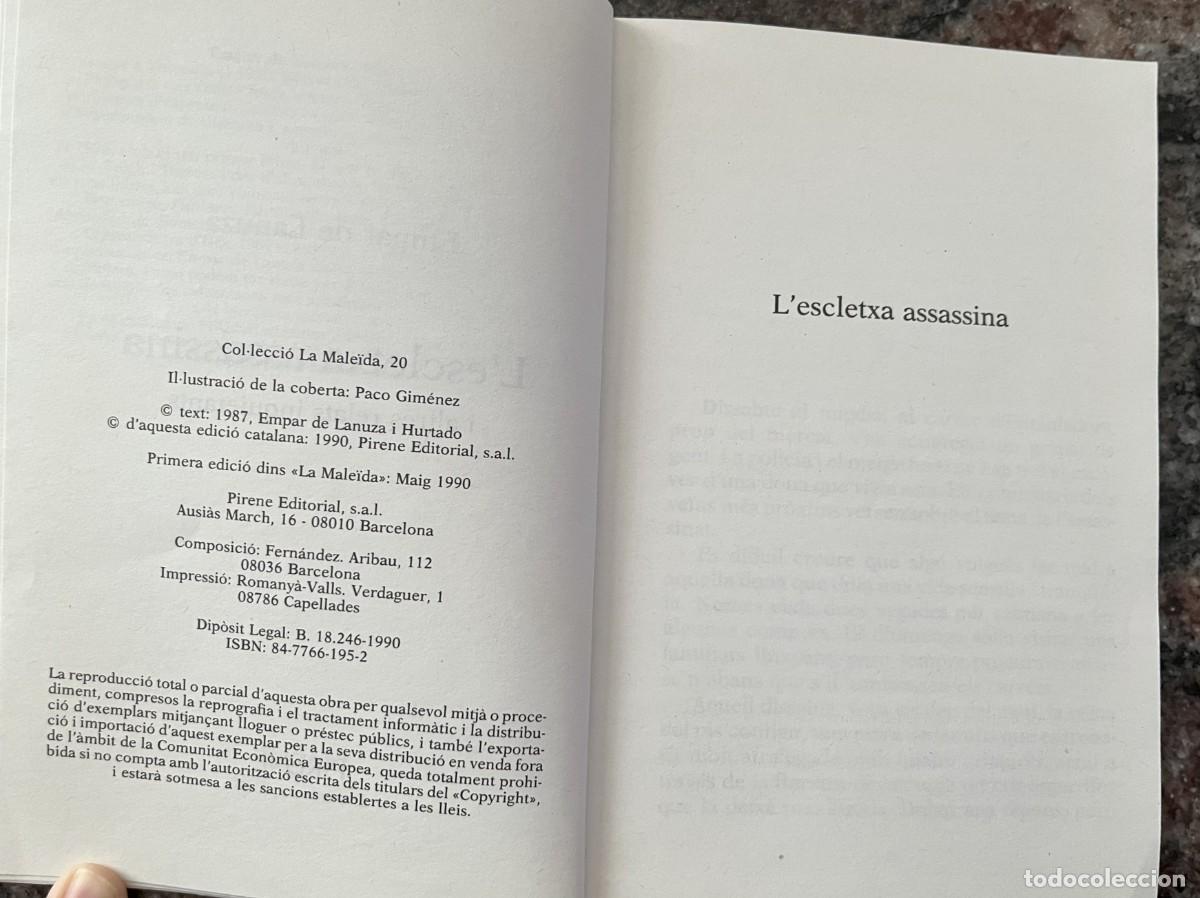 Libros: LEscletxa Assassina, TERROR CATAL&Agrave; - Foto 4