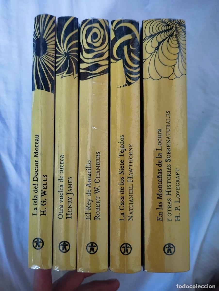 Libros: LOTE 5 libros cl&aacute;sicos TERROR nuevos precintados - Lovecraft, Henry James, H.G. Wells