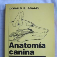 Libros: ANATOMIA CANINA, ESTUDIO SISTEMICO. Lote 311161978