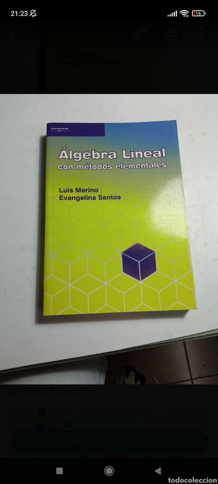 Libros: Algebra Lineal thomson - Foto 1