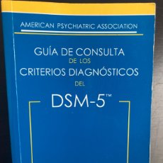 Libros: GUÍA DE CONSULTA DE LOS CRITERIOS DIAGNÓSTICOS DEL DSM 5