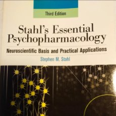 Libros: STALHL'S ESSENTIAL PSYCHOPHARMACOLOGY FIRMA STAHL