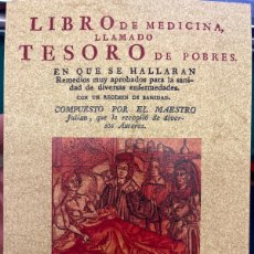 Libros: LIBRO DE MEDICINA, LLAMADO TESORO DE POBRES