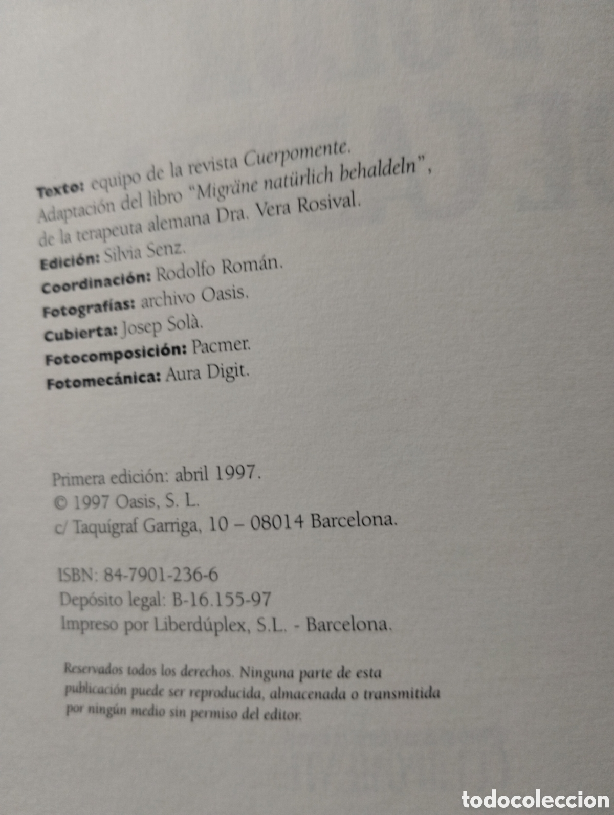 Libros: C&Oacute;MO ELIMINAR EL DOLOR DE CABEZA - Foto 3