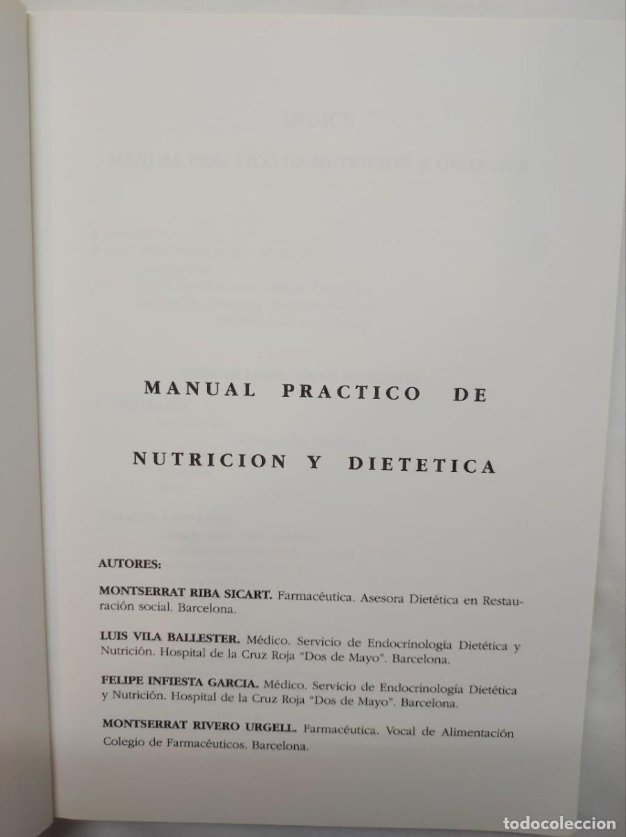 Libros: Manual practico de nutricion y dietetica - Foto 2