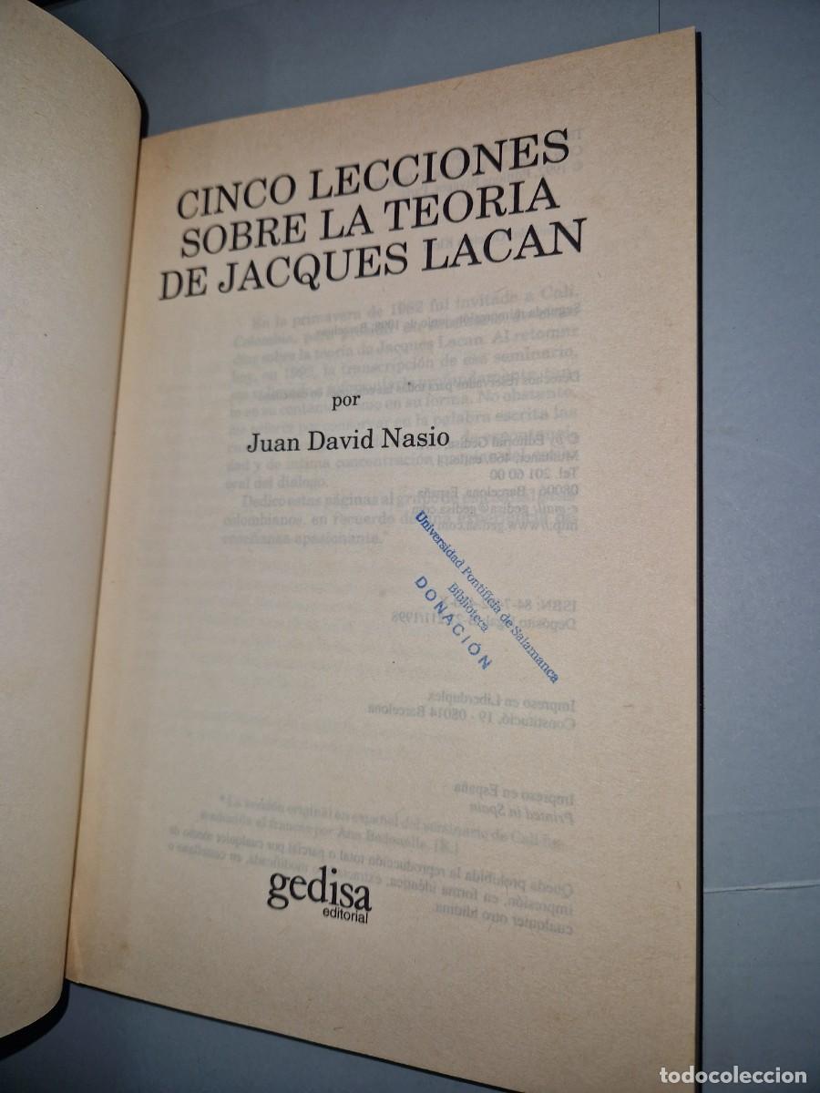 Libros: Cinco Lecciones Sobre Jacques Lacan - Foto 2