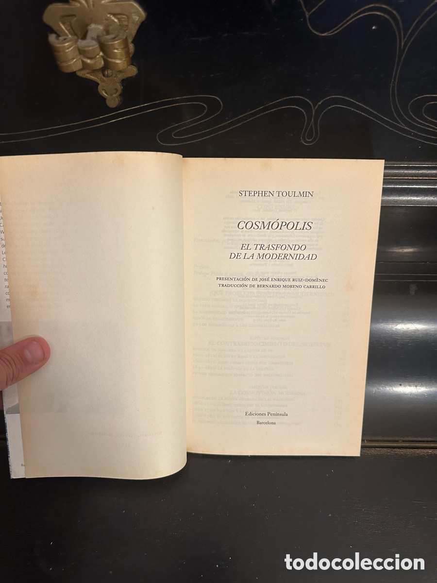 Libros: libro &rdquo;Cosm&oacute;polis: El trasfondo de la modernidad&rdquo; - Foto 3