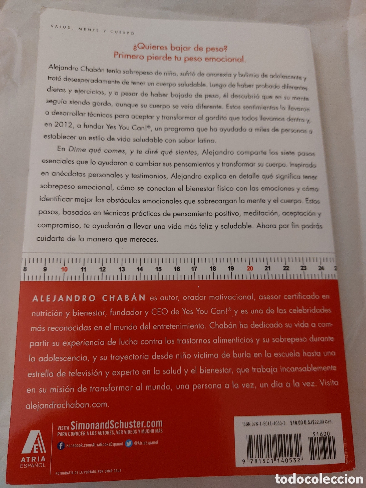 Libros: Dime qu&eacute; comes y te dir&eacute; qu&eacute; sientes - Foto 4