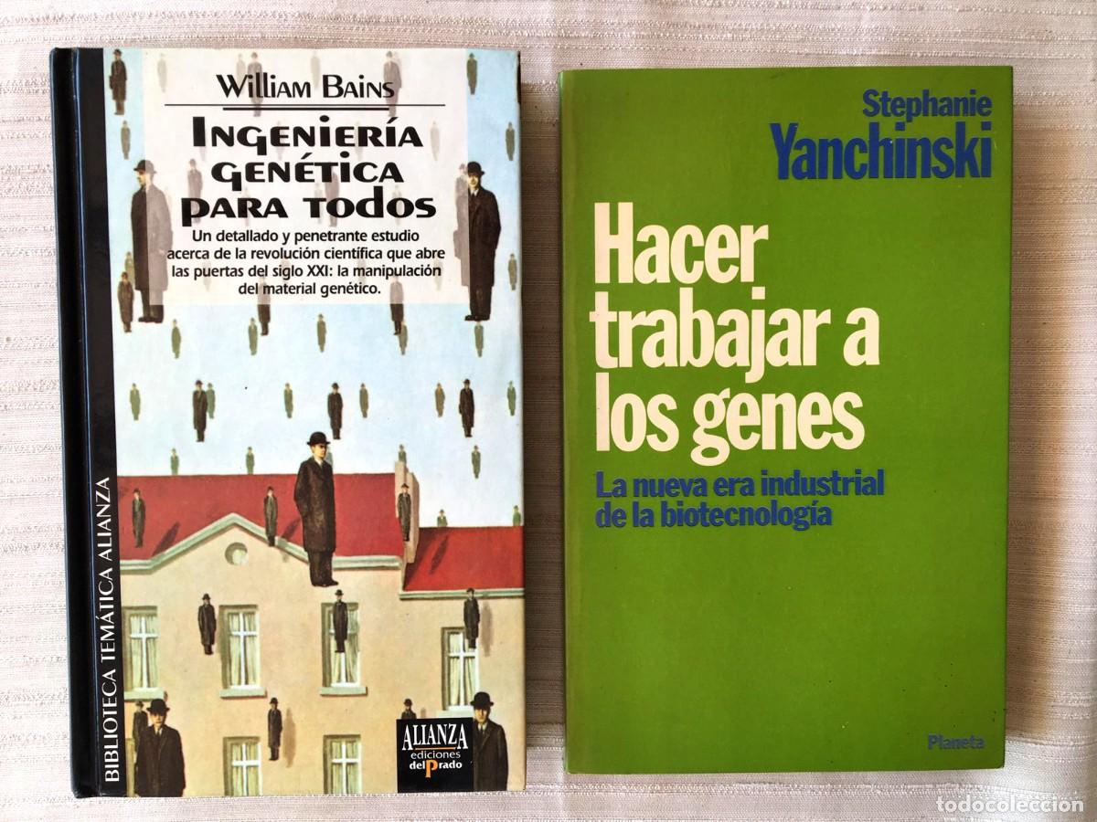 Libros: Lote 2 Libros Divulgaci&oacute;n Cient&iacute;fica: Gen&eacute;tica y Biotecnolog&iacute;a
