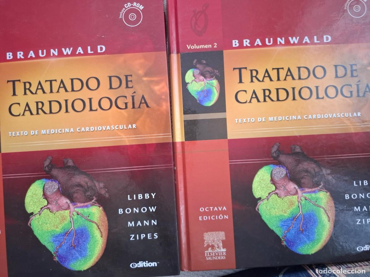 Libros: tratado de cardiolog&iacute;a Braunwald texto de medicina cardiovascular vv aa 2 tomos 8&ordf; edici&oacute;n