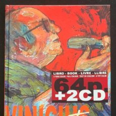 Livres: VINICIUS DE MORAES (COMIC 64 PAG + 2 CD'S) TAPA DURA NUEVO Y PRECINTADO. Lote 304351583