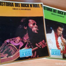 Livres: HISTORIA DEL ROCK'N'ROLL . VOLUMENES 1 Y 2 . DIEGO A. MANRIQUE. Lote 315988823