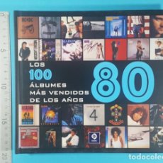 Libri: LOS 100 ÁLBUMES MÁS VENDIDOS DE LOS AÑOS 80, EDIMAT,TAPA DURA, GUNS N'ROSES, METALLICA, AC DC...
