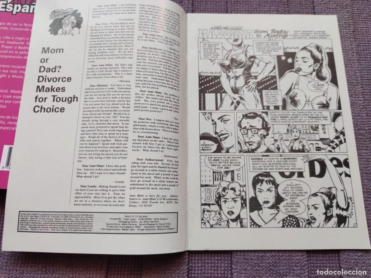 Libros: MADONNA EN ESPA&Ntilde;A (LIBRO)+ C&Oacute;MIC RARO (Star Jam comics 1992) - Foto 4