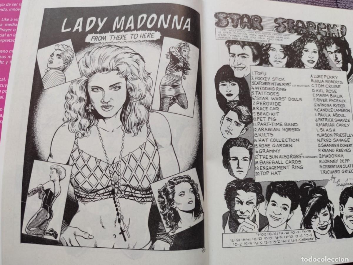 Libros: MADONNA EN ESPA&Ntilde;A (LIBRO)+ C&Oacute;MIC RARO (Star Jam comics 1992) - Foto 5