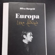 Livres: EUROPA UNA LETANIA (BLIXA BARGELD). Lote 395192289