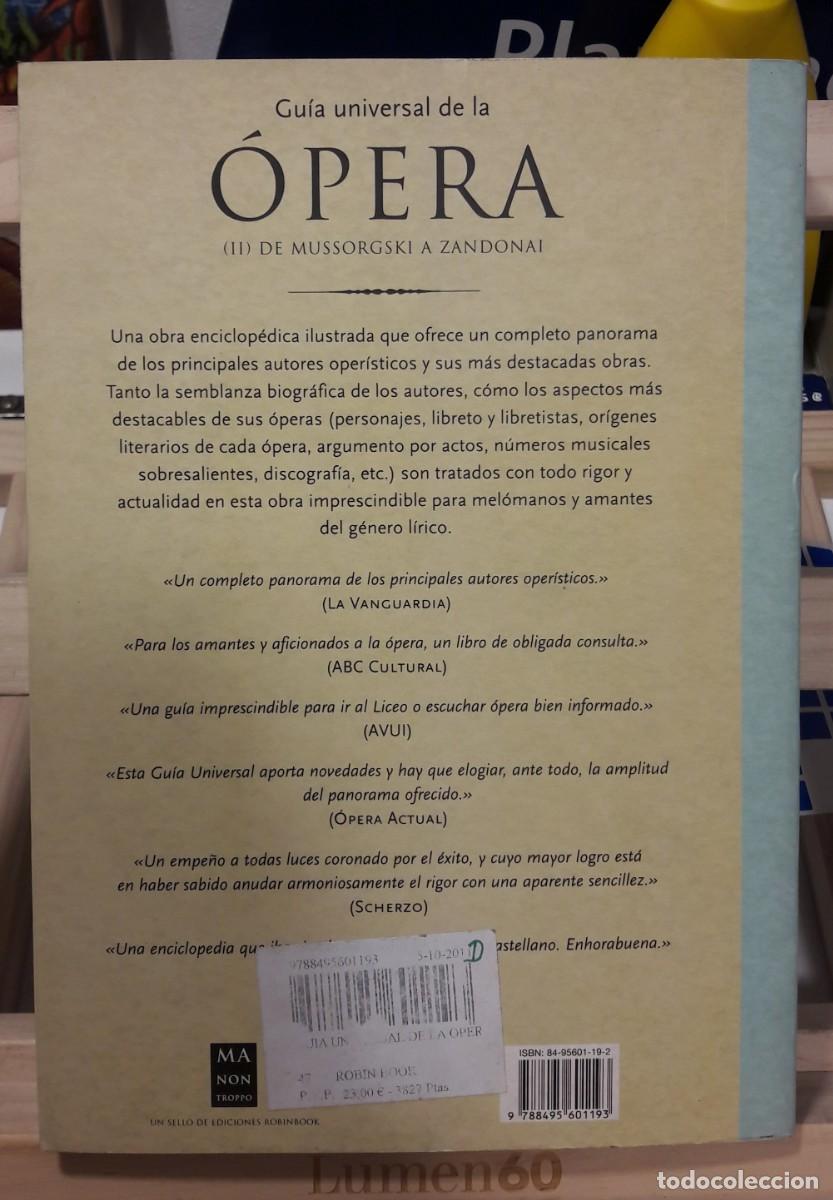 Libros: GUIA UNIVERSAL DE LA OPERA - Foto 2