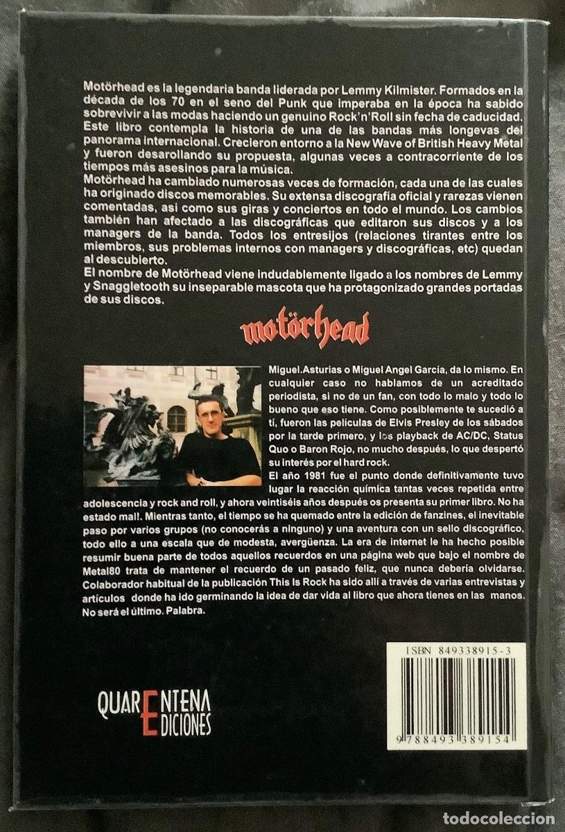 Libros: MOTORHEAD, SIN REMORDIMIENTOS - Foto 2