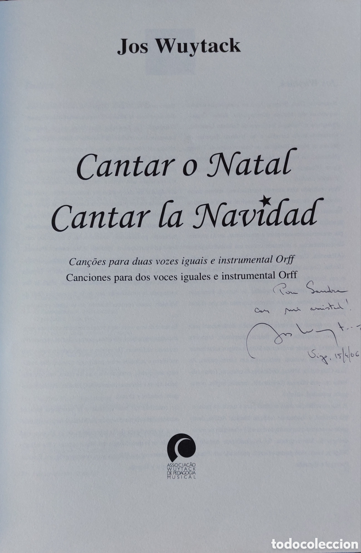Libros: Cantar a la Navidad. JosWuytack - Foto 2