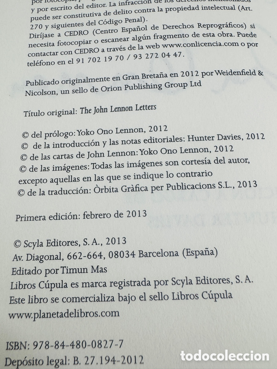 Libros: Las cartas de John Lennon Libro - Foto 4