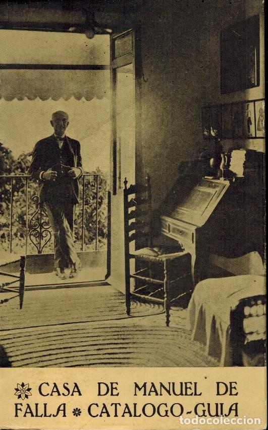 Libros: CASA DE MANUEL DE FALLA, CAT&Aacute;LOGO GU&Iacute;A - Foto 1