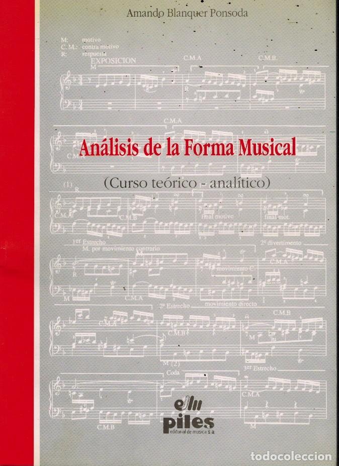 Libros: AN&Aacute;LISIS DE LA FORMA MUSICAL - Foto 1