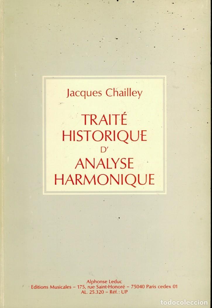 Libros: TRAITE HISTORIQUE D&acute;ANALYSE HARMONIQUE - Foto 1