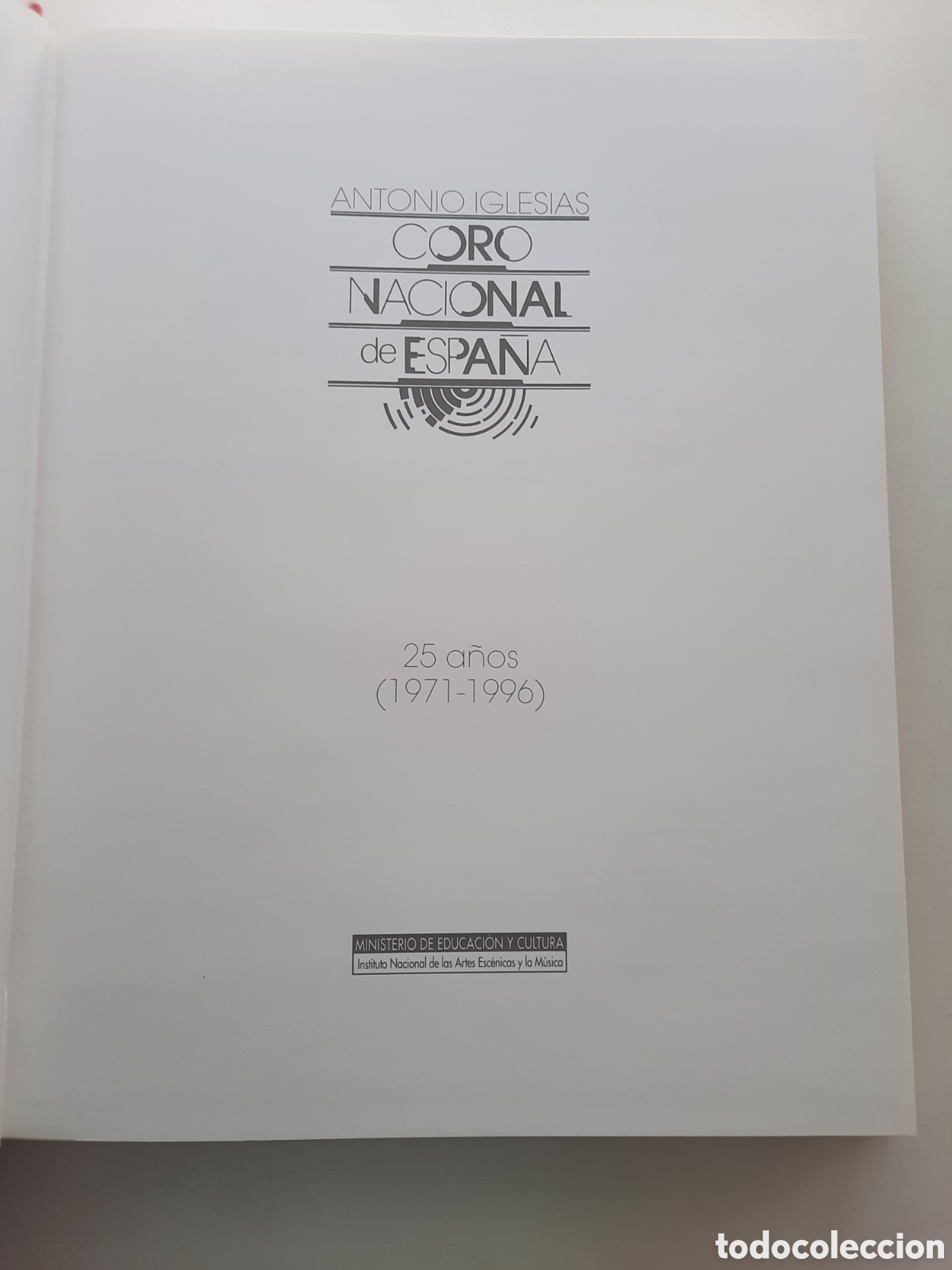Libros: Libro Coro Nacional de Espa&ntilde;a - Foto 3