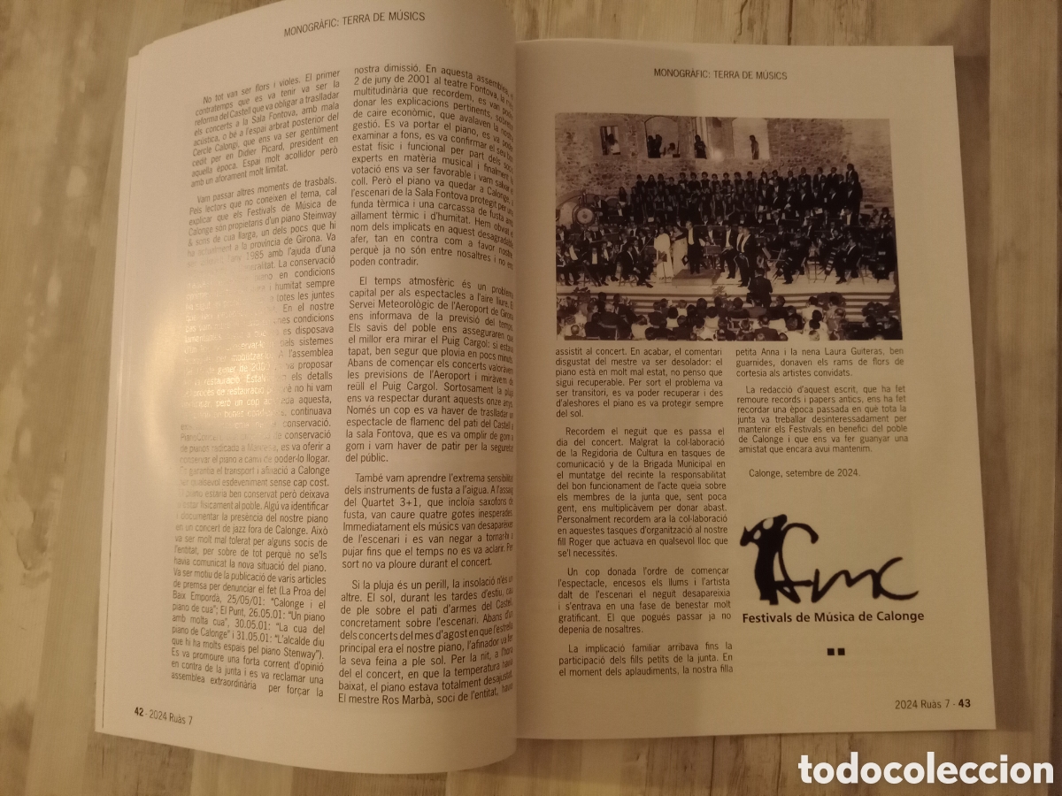 Libros: *️⃣RU&Aacute;S-La Vall del Vent-TERRA de M&Uacute;SICS - (LIBRO) - Foto 8
