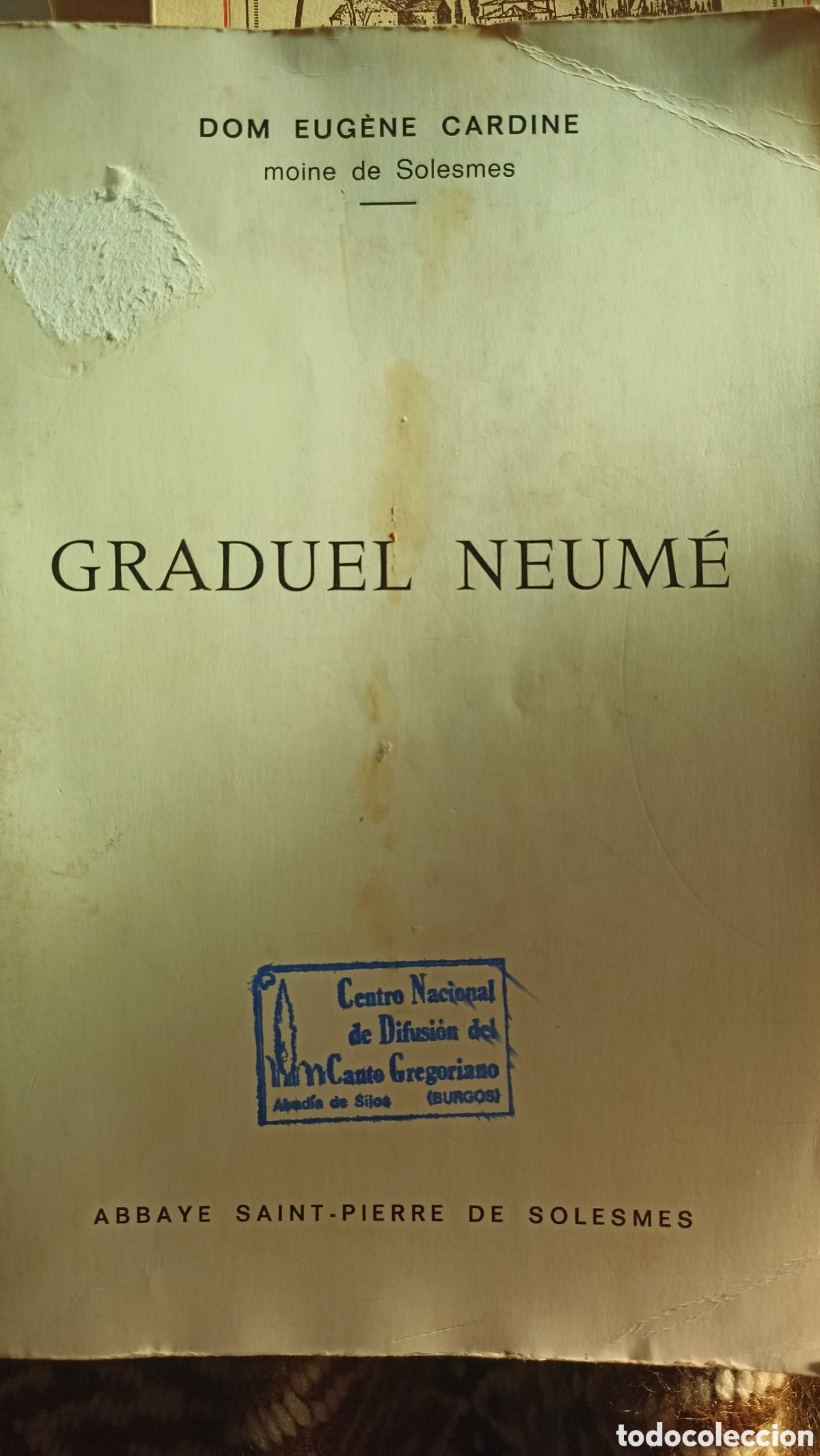 Libros: Graduel Neume. Dom Eug&egrave;ne Cardine, - Foto 1