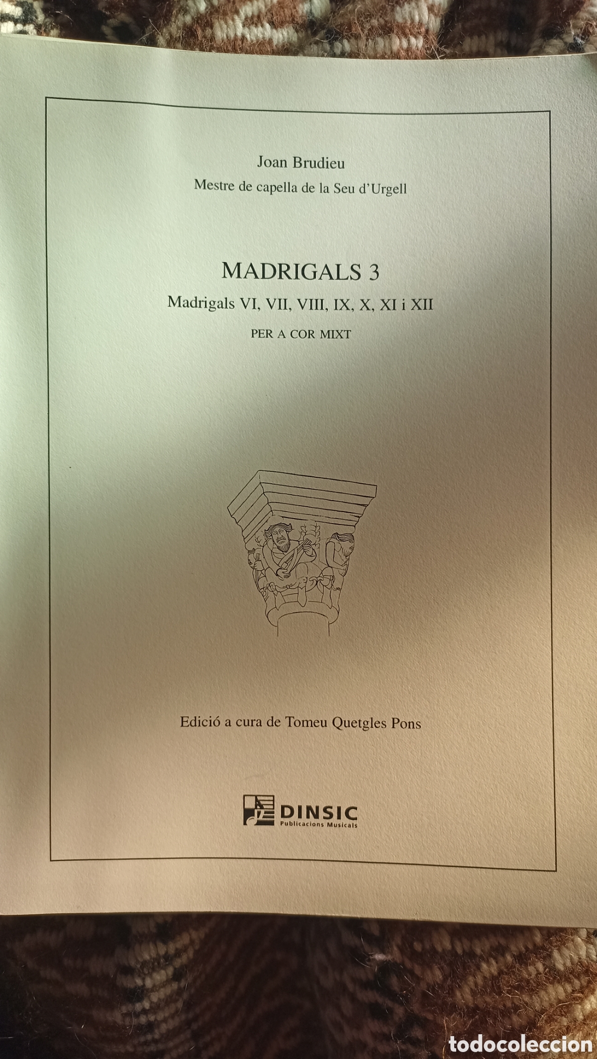 Libros: Madrigals 1-3, Joan Brudieu - Foto 3
