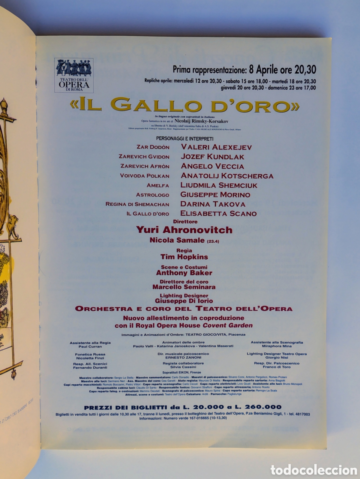 Libros: Teatro dell&rsquo;Opera di Roma. 3 programas (en italiano) - Foto 7