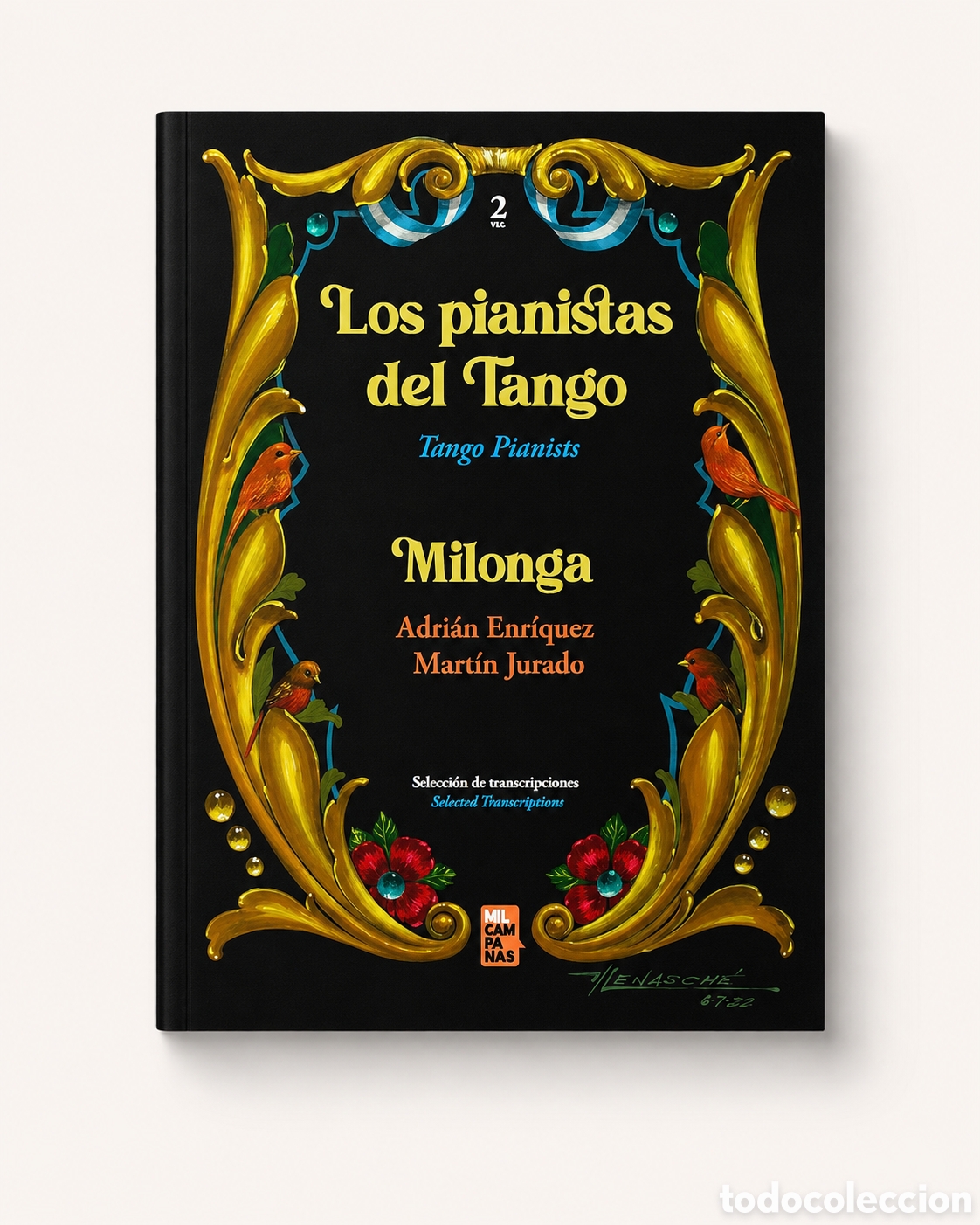 Libros: ADRI&Aacute;N ENR&Iacute;QUEZ / MART&Iacute;N JURADO &ndash; LOS PIANISTAS DEL TANGO. MILONGA &ndash; MIL CAMPANAS &ndash; LMD