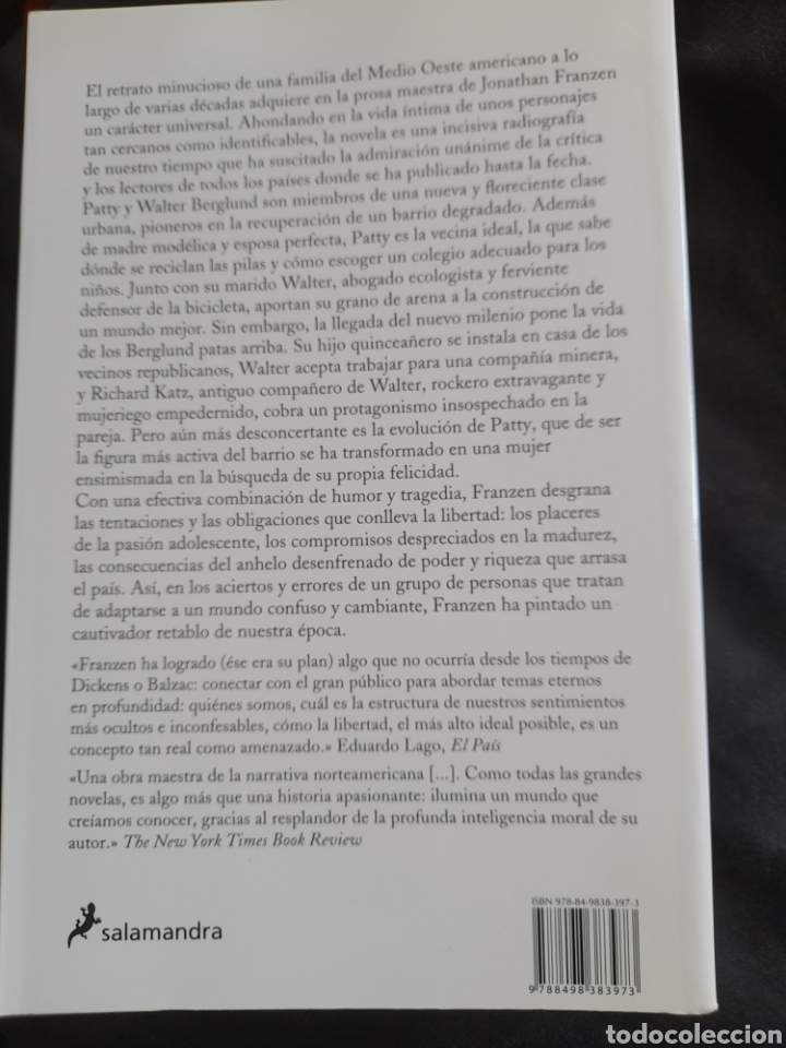 Libros: Libertad. Jonathan Franzer - Foto 2