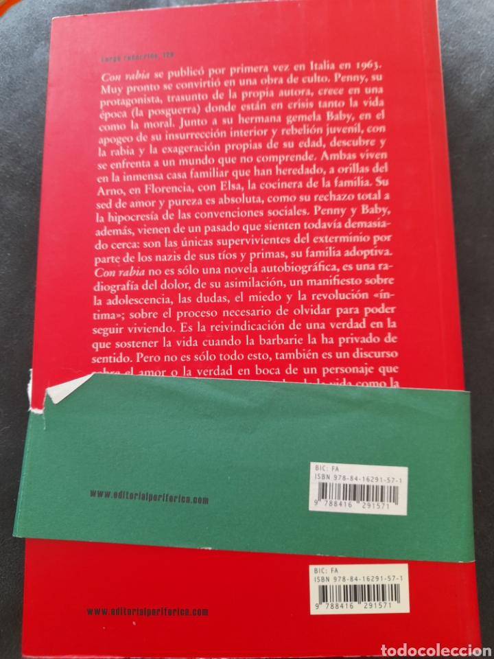 Libros: Con rabia. Lorenza Mazzetti - Foto 2