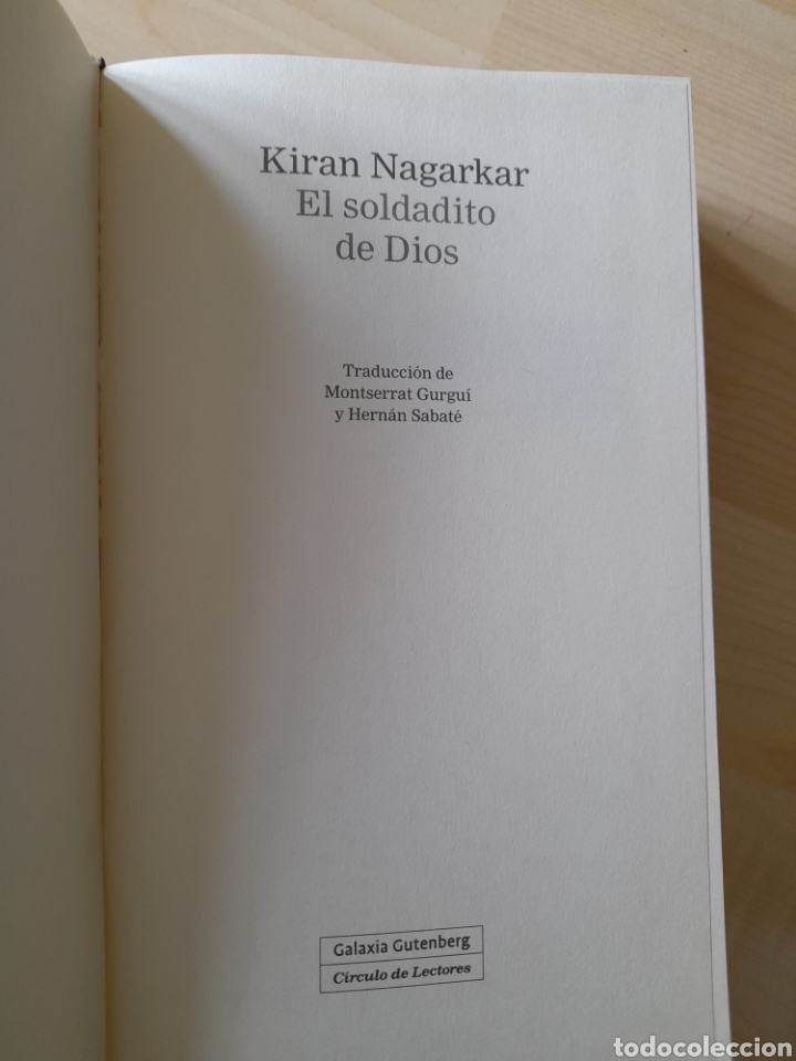 Libros: El soldadito de Dios. Kiran Nagaskar - Foto 4