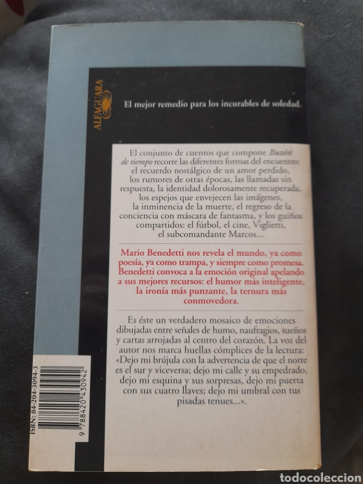 Libros: Buz&oacute;n de tiempo. Mario Benedetti - Foto 2