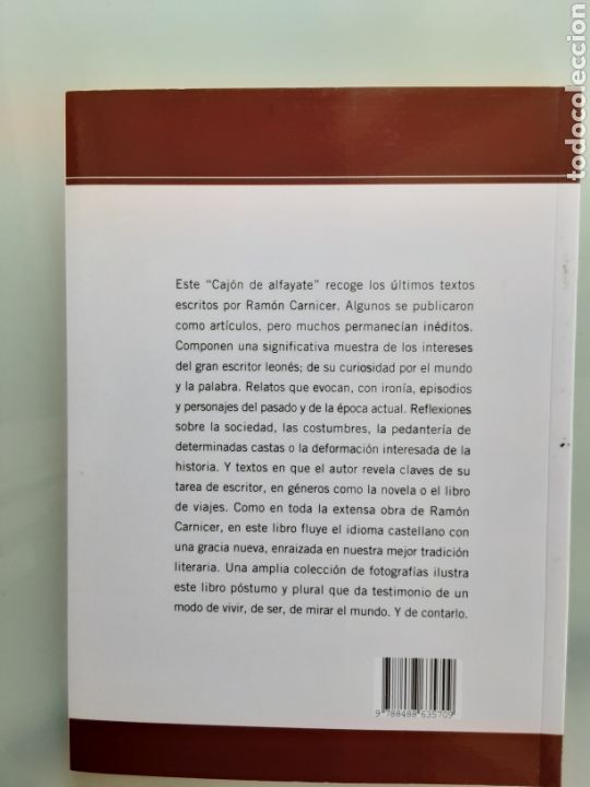 Libros: RAM&Oacute;N CARNICER. CAJON DE ALFAYATE - Foto 2