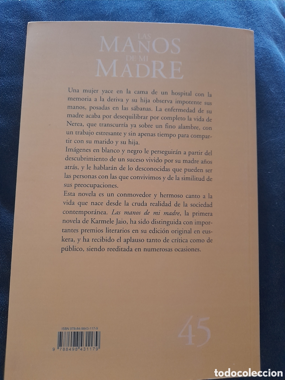 Libros: Las manos de mi madre. Karmele Jaio - Foto 2