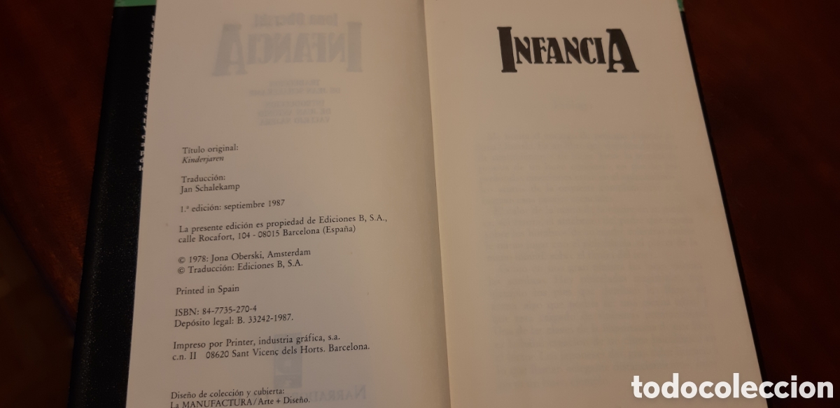 Libros: Infancia. Jona Oberski - Foto 2