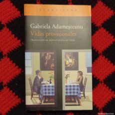 Libros: VIDAS PROVISIONALES - GABRIELA ADAMESTEANU