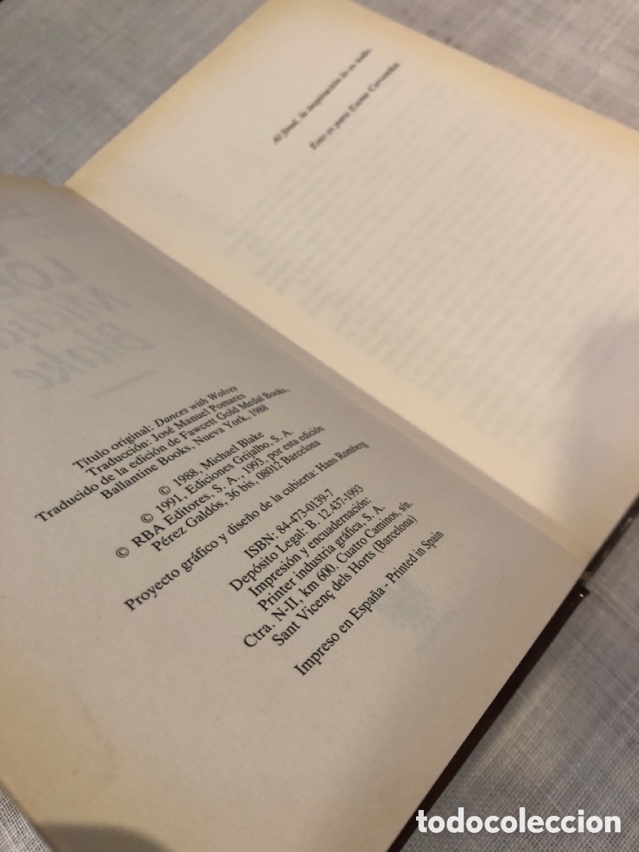Libros: Bailando con lobos - Foto 3