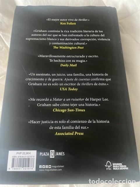 Libros: Ajuste de cuentas -John Grisham- - Foto 2