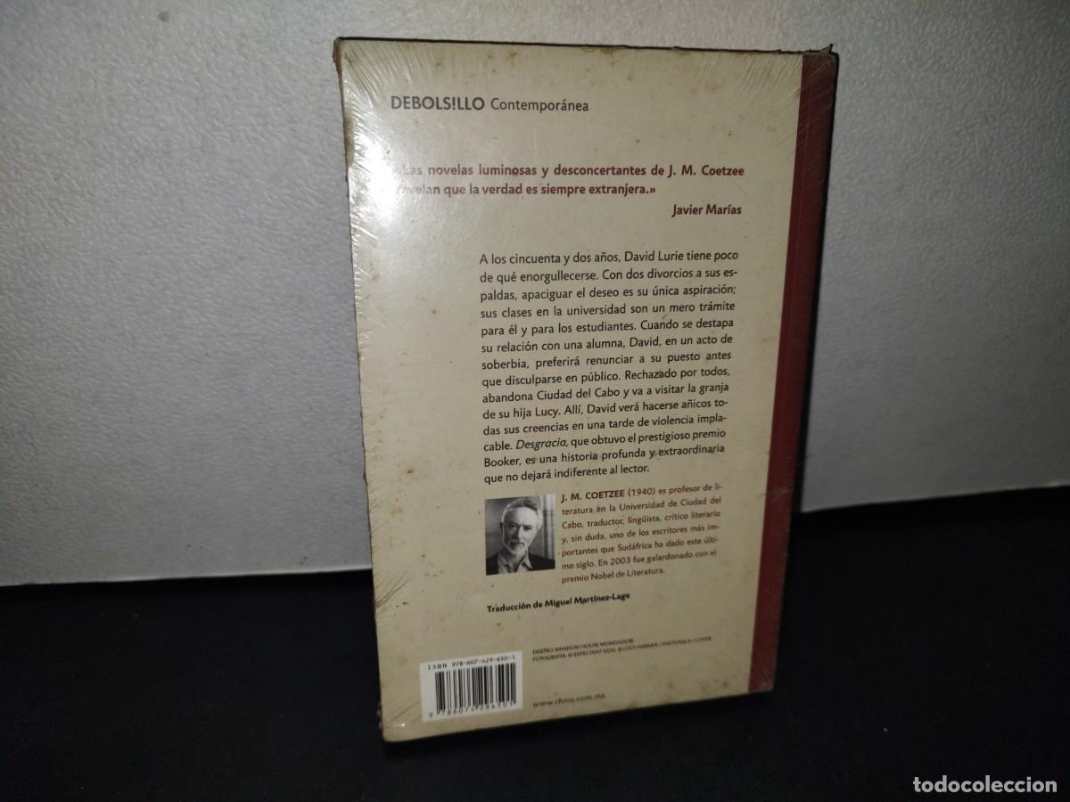 Libros: 74- DESGRACIA - J. M. COETZEE - Foto 3