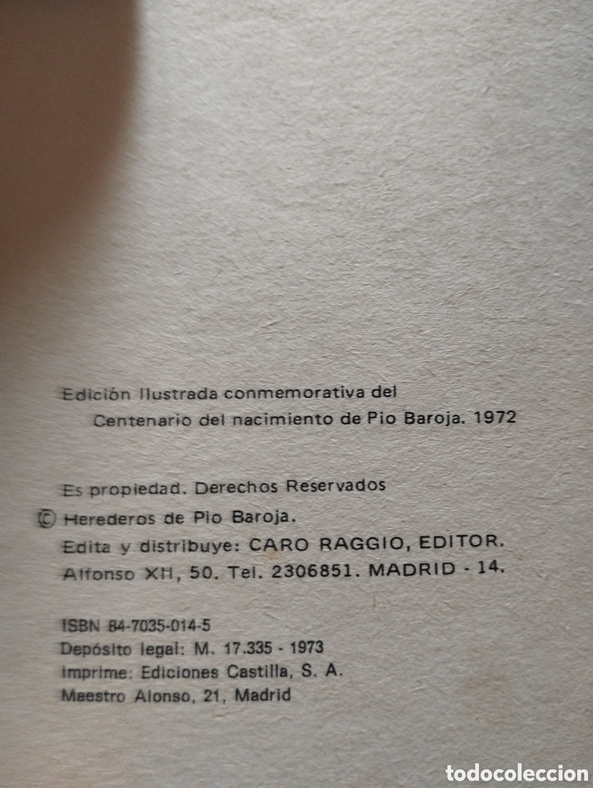 Libros: La busca P&iacute;o Baroja - Foto 2