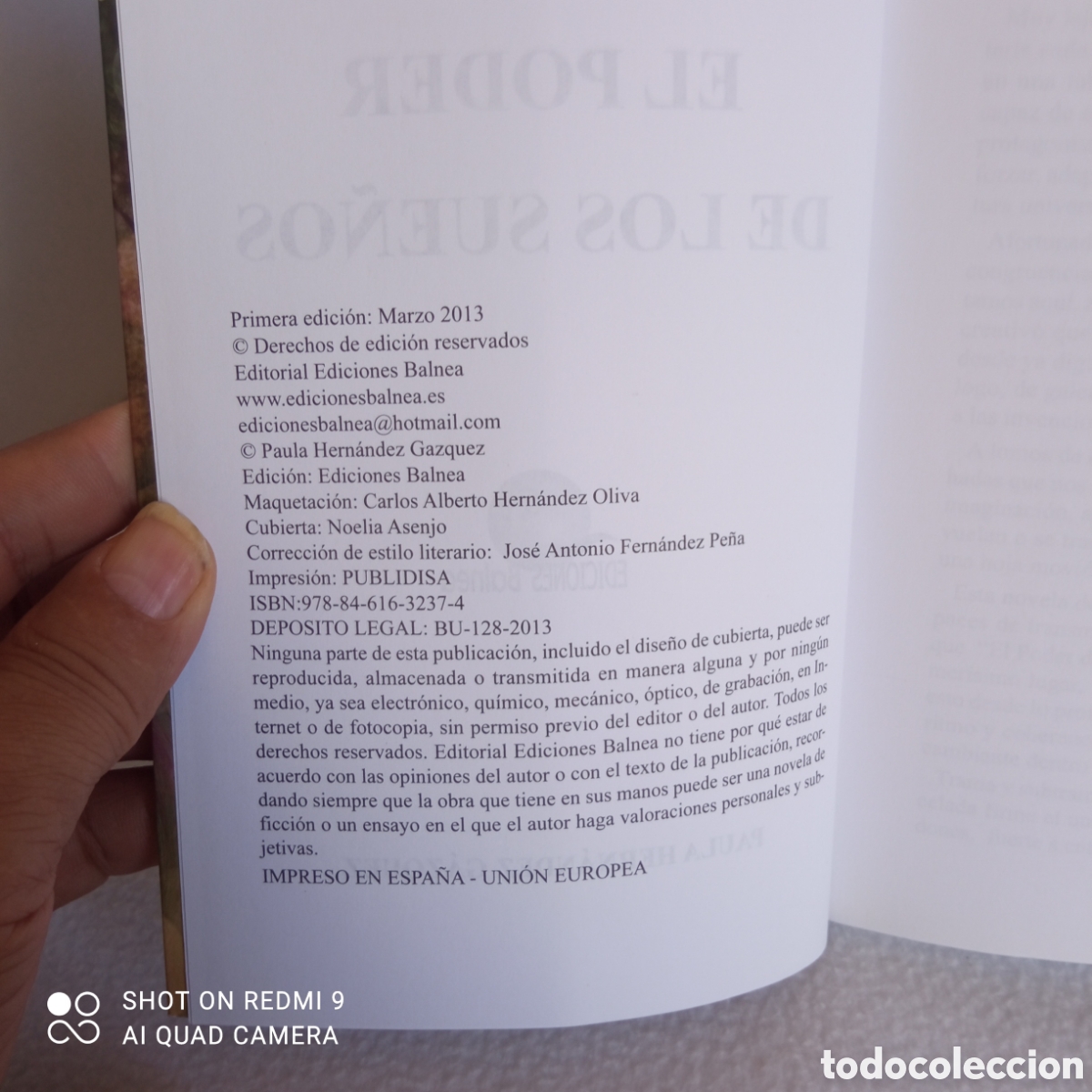 Libros: El poder de los sue&ntilde;os 1* edici&oacute;n 2013. - Foto 4