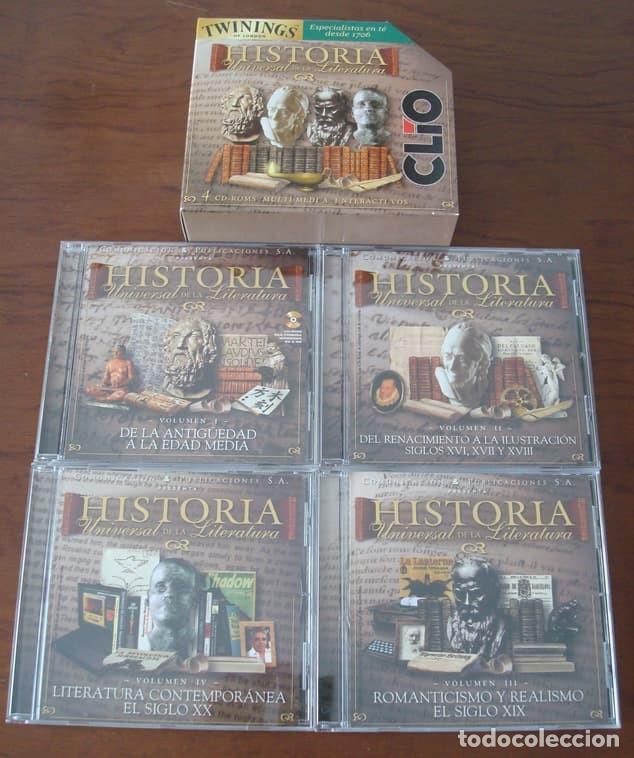 Libros: Historia Universal de la Literatura. 4 CD-ROM. 2000 - Foto 1