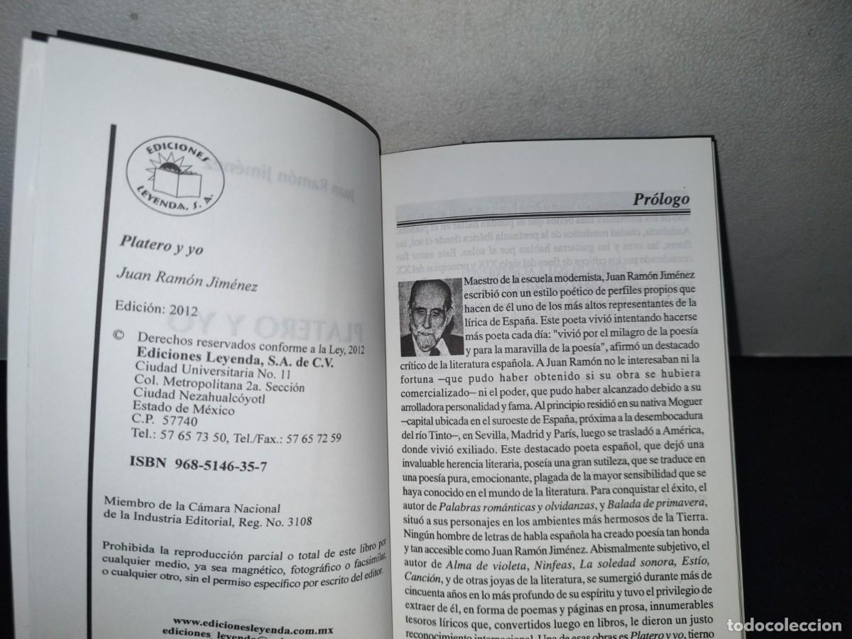 Libros: 187- PLATERO Y YO - JUAN RAM&Oacute;N JIM&Eacute;NEZ - Foto 6