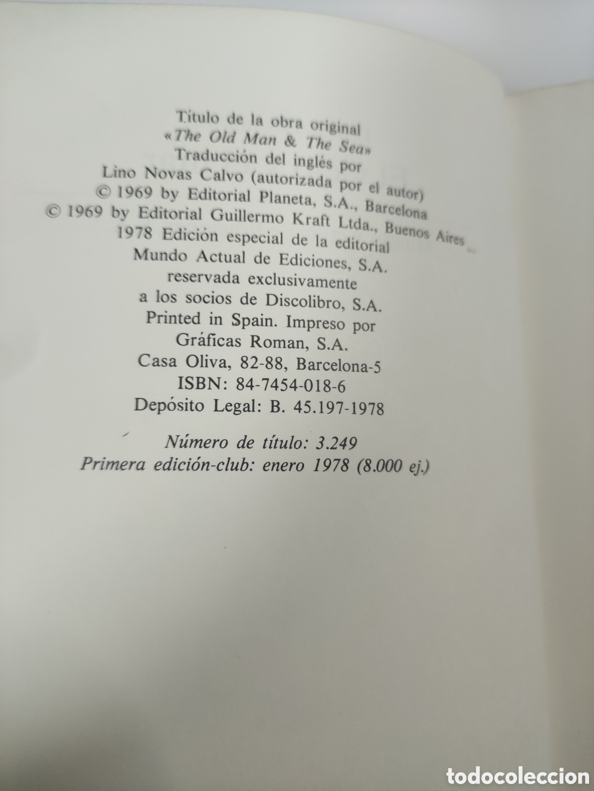 Libros: El viejo y el mar Hemingway - Foto 2