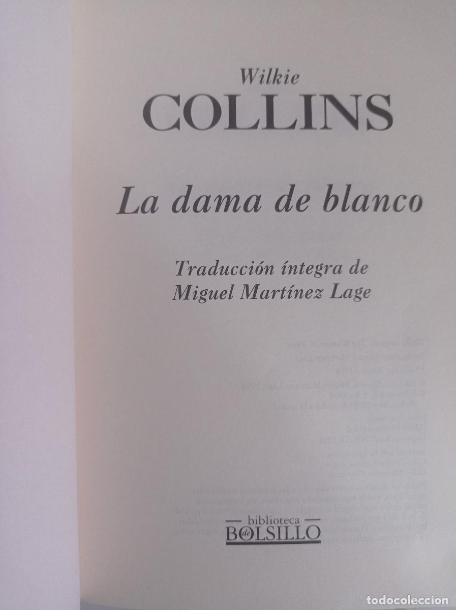 Libros: La dama de Blanco Wilkie Collins - Foto 4